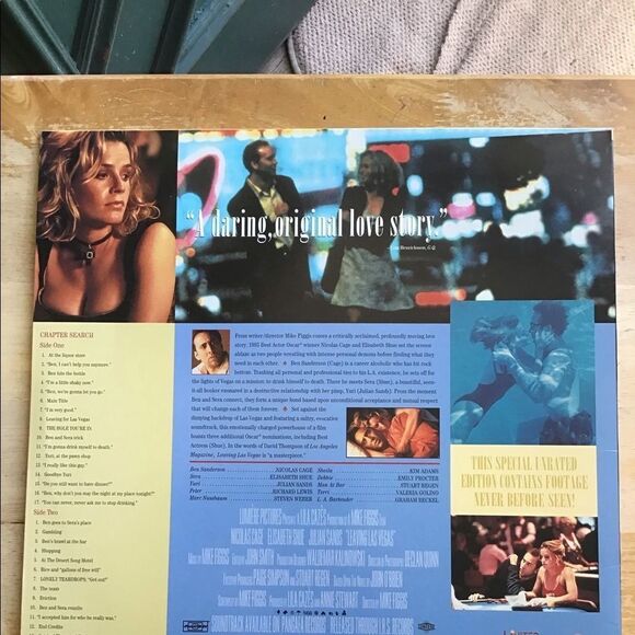 Laser Disc Movie, Leaving Las Vegas, good condition - Picture 2 of 2